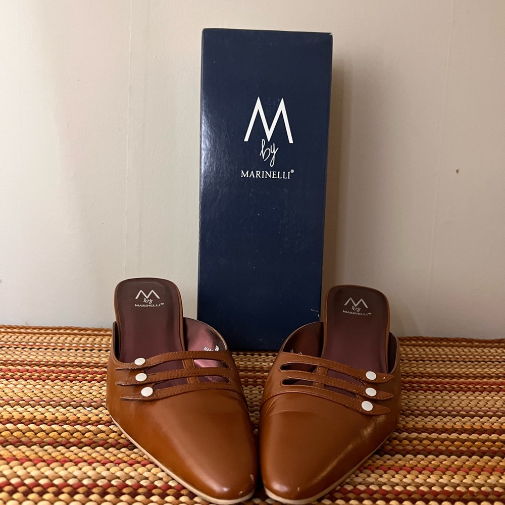 Vintage Marinelli leather heels-size 9